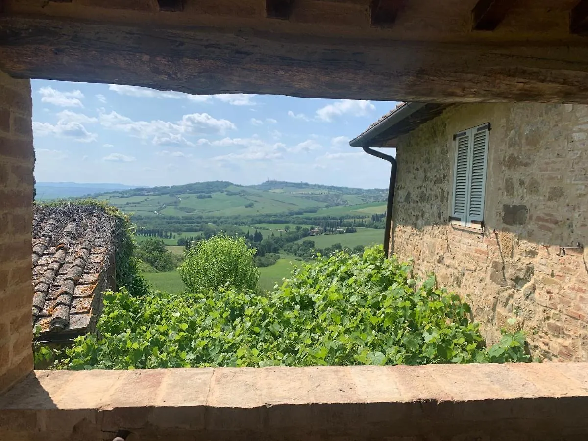 Podere Fontebernardi Casa Con Vista Su Pienza Itália