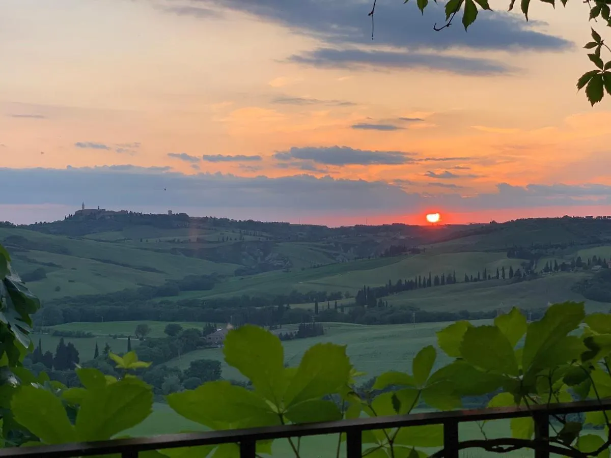 Casa de Férias Podere Fontebernardi Casa Con Vista Su Pienza Itália