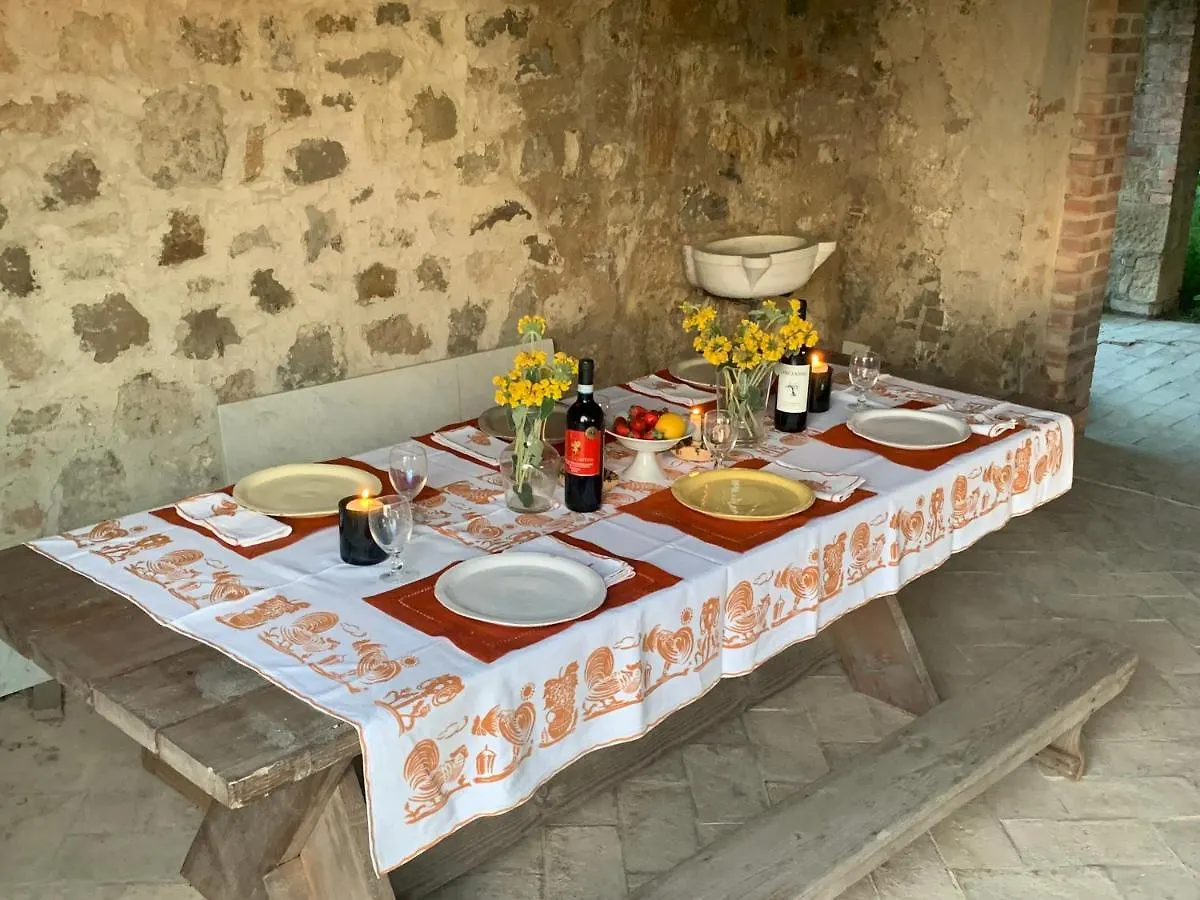 Podere Fontebernardi Casa Con Vista Su Pienza Casa de Férias