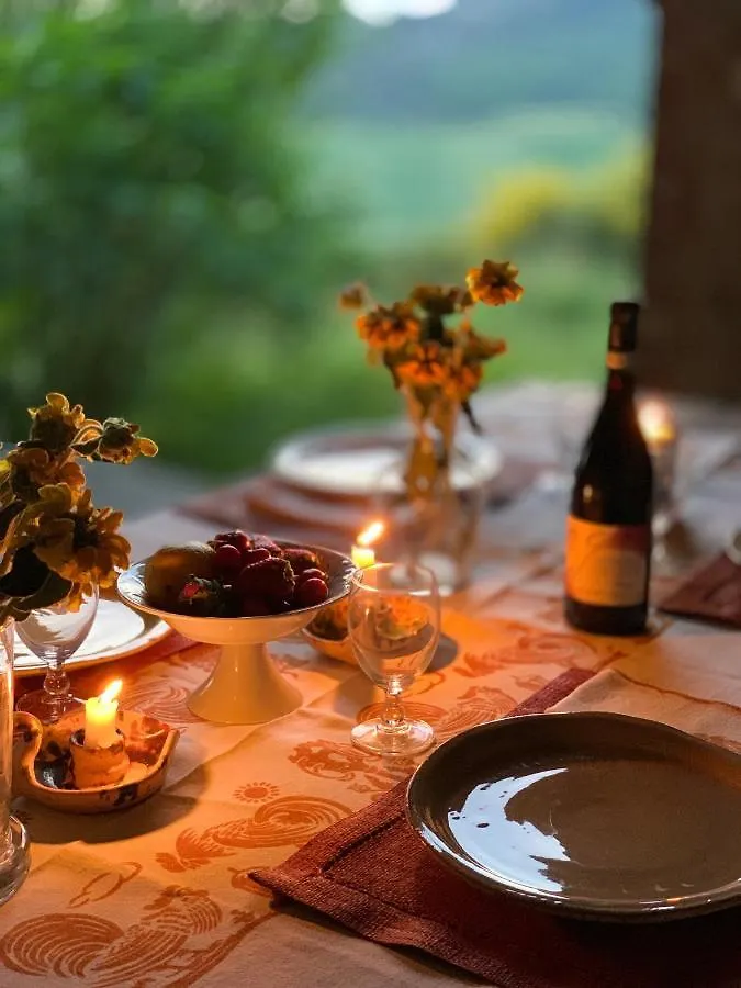 Casa de Férias Podere Fontebernardi Casa Con Vista Su Pienza