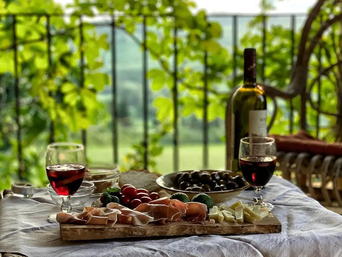 Podere Fontebernardi Casa Con Vista Su Pienza Casa de Férias